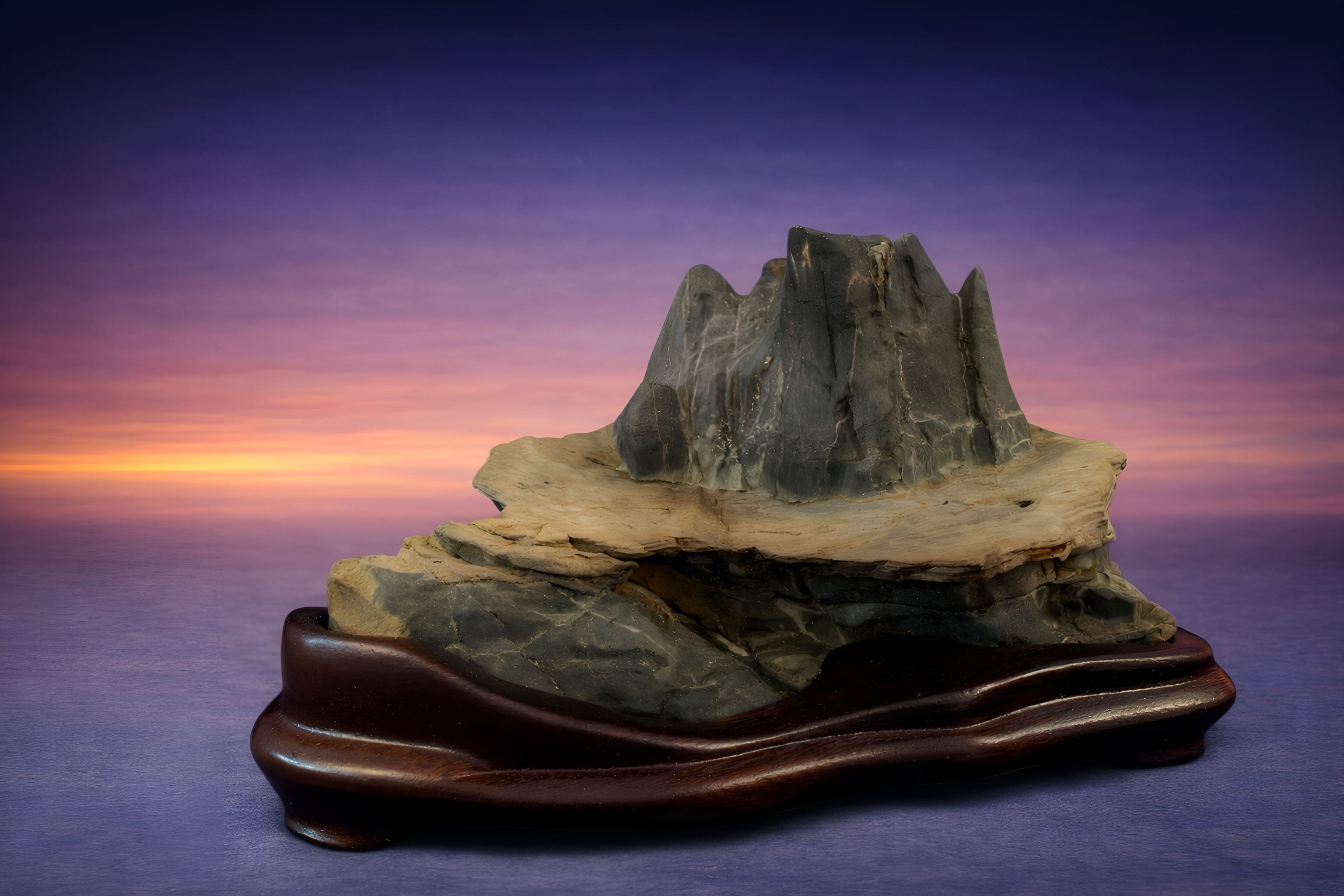Yamagata-ishi (山形石) / Toyama-ishi (遠山石) / Piedra montaña distante