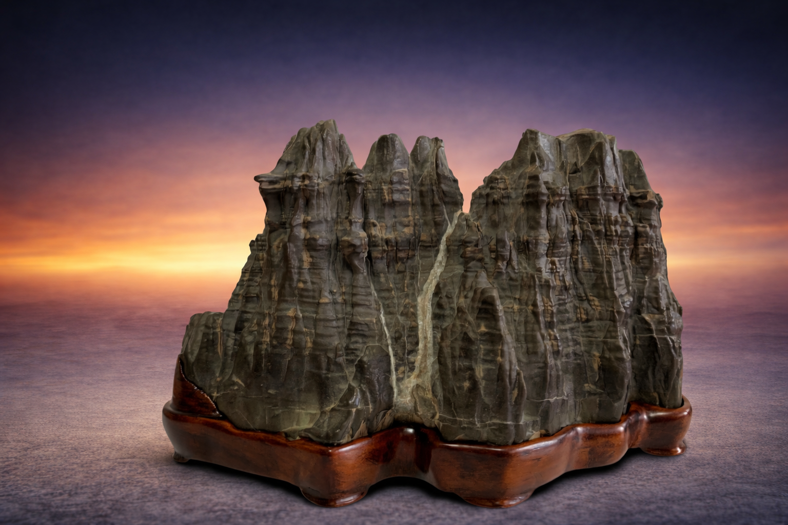 Yamagata-ishi (山形石) / Soho-seki (双峰石) / Piedra montaña de dos picos