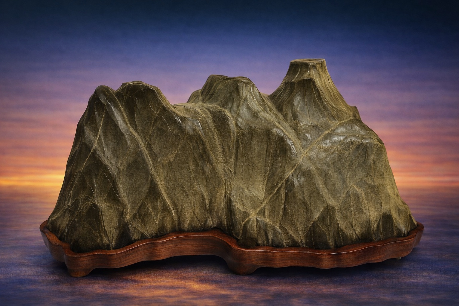 Yamagata-ishi (山形石) / Koho-seki (孤峰石) / Piedra montaña de un solo pico